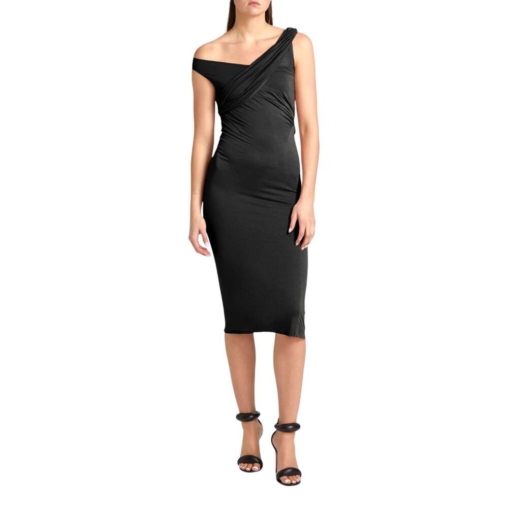 Rick Owens Sahara Draped Midi-Dress Size IT 40 US 4 - NWT $790